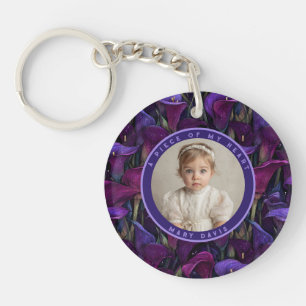 Trendy Cadeaus Voor Zus Aangepaste Calla Lelies Sleutelhanger