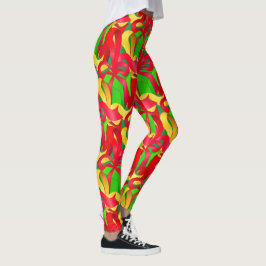 Trendy cadeauverpakking Abstract vakantieseizoen Leggings