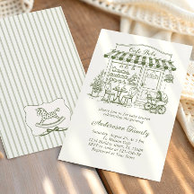 Trendy Cafe Bebe Franse Koffiebar Baby Shower