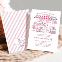 Trendy Cafe Bebe Franse Koffiebar Baby Shower