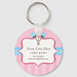 Trendy Cake Pop Bakery Sleutelhanger