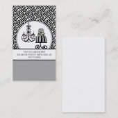 Trendy Cakery Zebra Print Visitekaartjes (Voorkant / Achterkant)