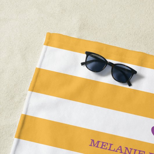 Trendy California African American Beach Beauty Strandlaken (In situ)