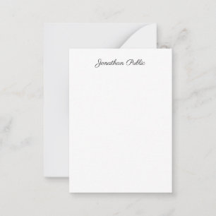 Trendy Calligraded Script Name Sjabloon Modern