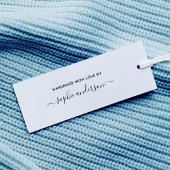 Trendy Calligraphy Script Name Handmade with Love Zelfinktende Stempel