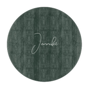 Trendy Celtic Grayish Green Modern Voeg je eigen n Snijplank