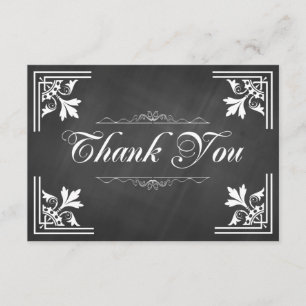 Trendy Chalkboard - Bedankt kaarten