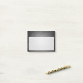 Trendy Chalkboard Vignette Post-it® Notes (Op bureau)