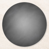 Trendy Chalkboard Vignette Ronde Kartonnen Onderzetter (Voorkant)