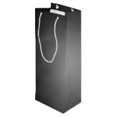 Trendy Chalkboard Vignette Wijn Cadeautas (Achterkant Gekanteld)