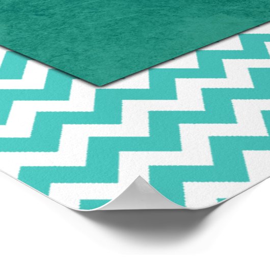 Trendy Chevron Classroom Rules Poster (Hoek)