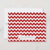 Trendy Chevron Note-kaarten Notitiekaartje (Achterkant)