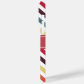 Trendy Chevron Pattern met persoonlijke naam Case-Mate iPhone Case (Achterkant / Links)