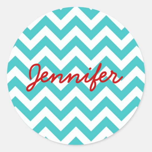 Trendy Chevron Stickers (Voorkant)