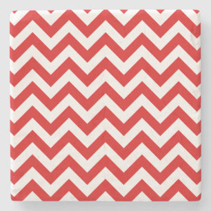 Trendy Chevron Stone Onderzetter