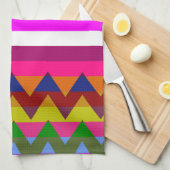 Trendy Chevron Stripes Pattern #26 Theedoek (Quarter Fold)