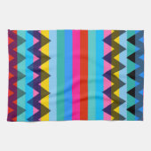 Trendy Chevron Stripes Pattern #27 Theedoek (Horizontaal)