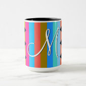 Trendy Chevron Stripes Pattern #4 Mok (Midden)