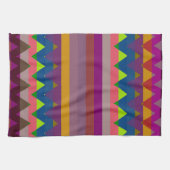 Trendy Chevron Stripes Pattern #6 Theedoek (Horizontaal)