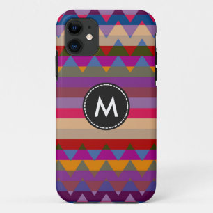 Trendy Chevron Stripes Pattern #9 iPhone 11 Hoesje