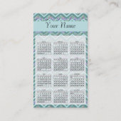 Trendy Chevron Zig Zag Pattern Visitekaartje (Achterkant)