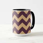 Trendy Chevron Zigzag Pattern 2 Mok (Voorkant rechts)
