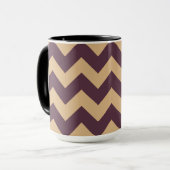 Trendy Chevron Zigzag Pattern 2 Mok (Voorkant links)
