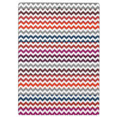Trendy Chevron Zigzag Pattern 4 Klembord (Achterkant)