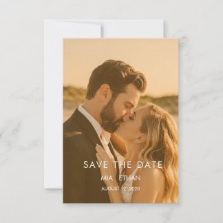 trendy chic stijlvol klassiek save the date kaart
