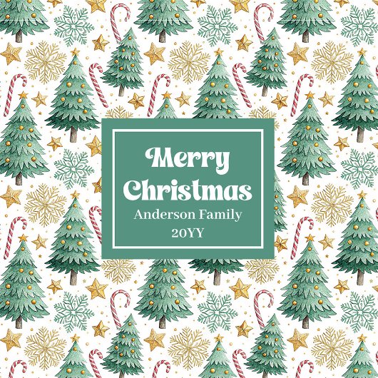 Trendy Christmas trees candy cane bath towel set Bad Handdoek