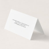 Trendy Chubby Professional Premium Linen Visitekaartjes (Achterkant)