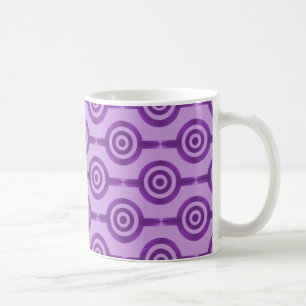 Trendy Circles Mok, Lovely Lavender Koffiemok