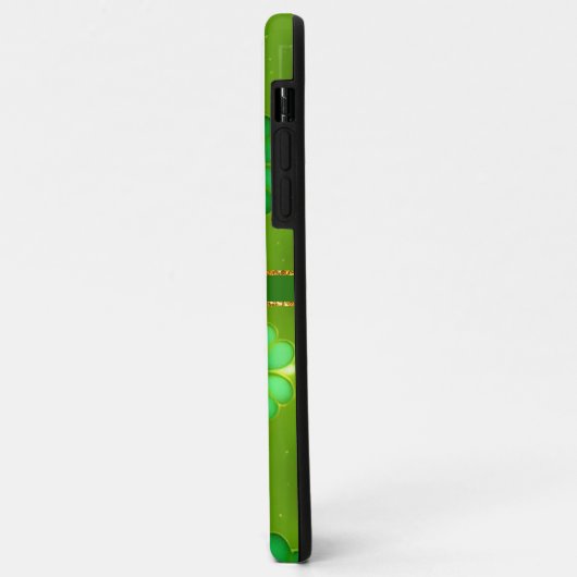 Trendy Clover 4 Lijsten Groen Collectie Case-Mate iPhone Case (Achterkant/links)