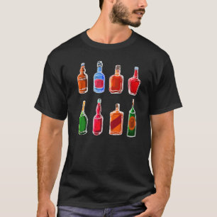 Trendy Cocktails Alcohol Party Whiskey Gin Rum Fun T-shirt