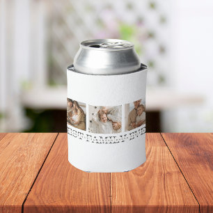 Trendy Collage Foto & Best Family Ever Best Gift Blikjeskoeler
