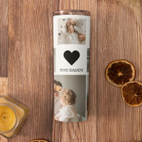 Trendy Collage Foto en we houden van je papa Gift