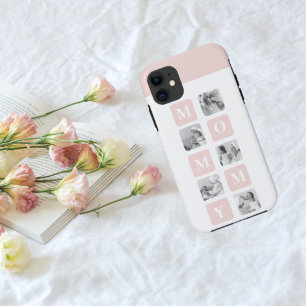 Trendy Collage Foto & Pastel Roze Beste mamedift iPhone 11 Hoesje