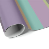 Trendy Colored Stripes Pattern Cadeaupapier (Rol Hoek)