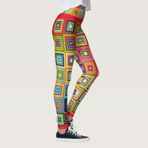 Trendy Colorful Abstracte Leggings