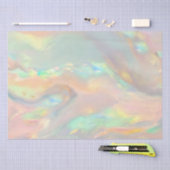 Trendy colorful faux holographic opal tissuepapier (Craft)