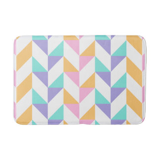 Trendy Colorful Geometric Shapes – Modern Style   Badmat