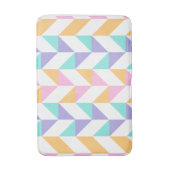 Trendy Colorful Geometric Shapes – Modern Style   Badmat (Voorkant Verticaal)