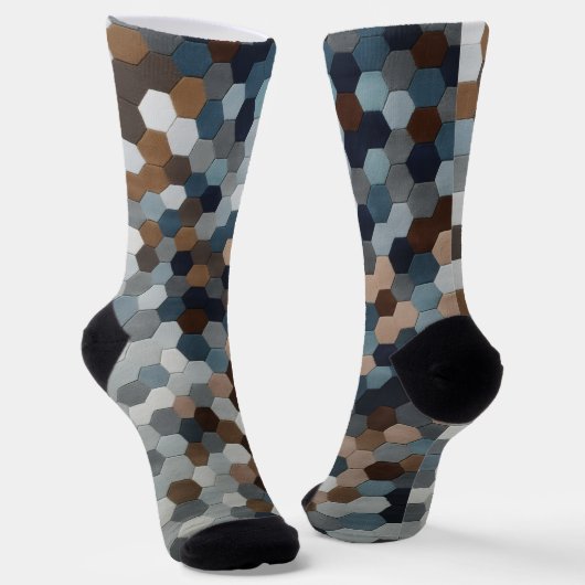 Trendy Colorful Patterned Socks Sokken (Gebogen)