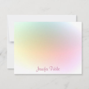 Trendy Colorful Sjabloon Calligraphy Script Modern