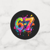 Trendy Colorful Teen Party IYKYK 6-7 67 Confetti (Petit recto)