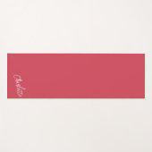 Trendy Colors Personalized Script Yogamat (Voorkant (horizontaal))