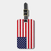 Trendy Cool American Flag Bagagelabel (Voorkant verticaal)