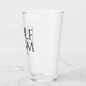 Trendy Cool "GOLF MOM" Pint Glas (Links)