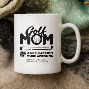Trendy Cool "GOLF MOM" Typografie Pint Koffiemok