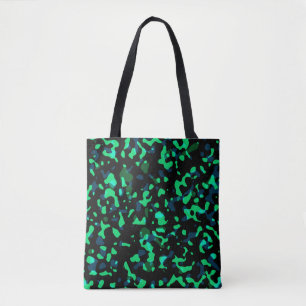 Trendy Cool Green Black Camouflage Draagtas